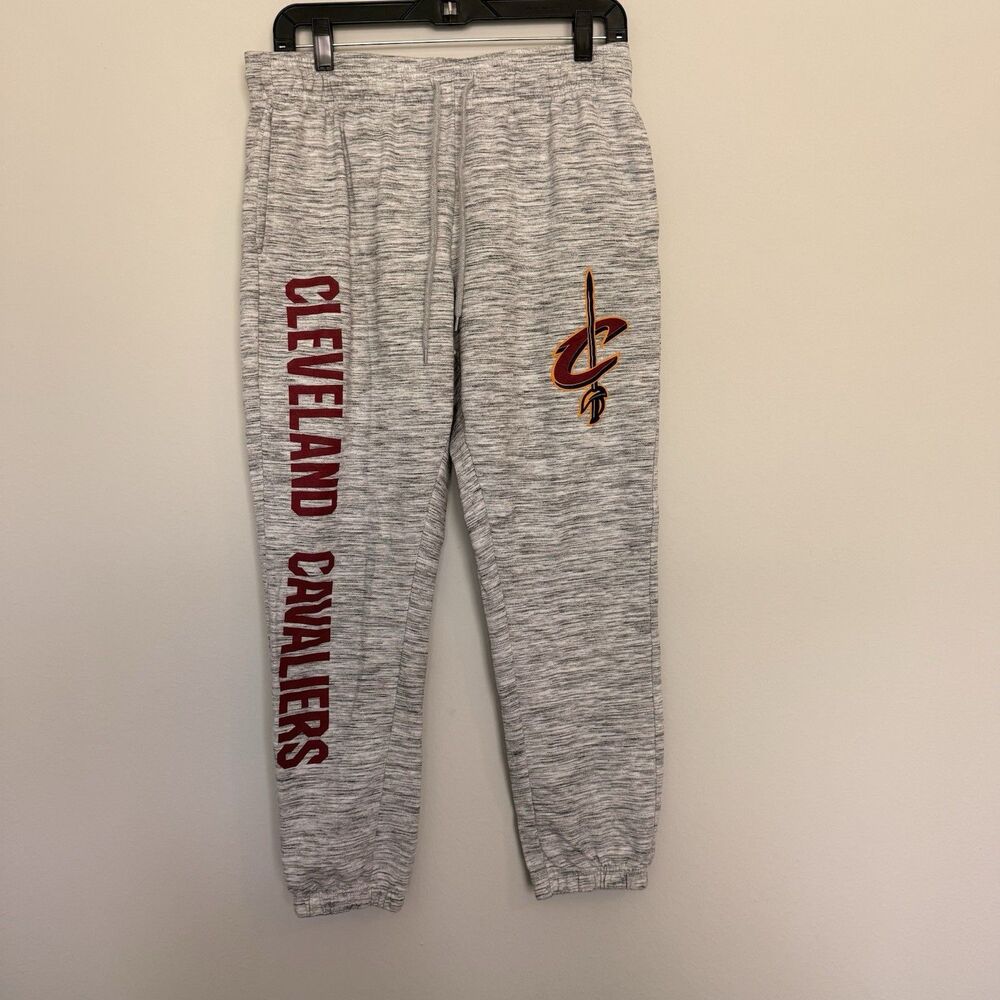 Cleveland Cavaliers NBA Joggers Sweatpants Size Large Gray